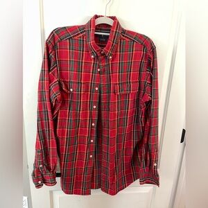 Men’s Polo Ralph Lauren Flannel Plaid Shirt Size L